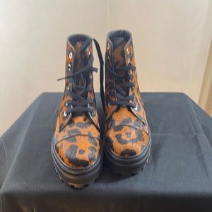 Schutz Leopard boots